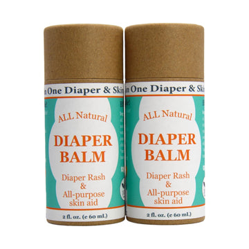 Balm! Baby Diaper Balm - Organic Diaper Rash Cream - Cloth Diaper Rash Cream Balm | Multipurpose Skin Aid | Natural - Vegan - He