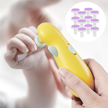 Popetpop Baby Nail File Replacement Heads : 12Pcs Baby Nail Trimmer Replacement Pads For Infant 6-12 Months, Fit For Most Standa