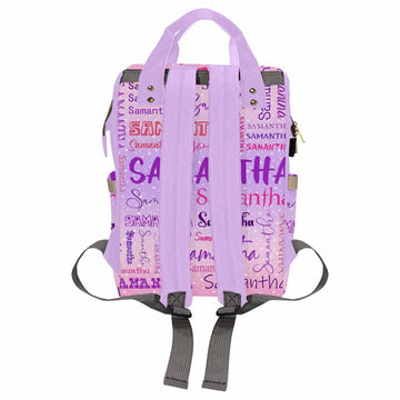 Custom Diaper Bag For Mom, Customized Diaper Backpack Personalized Mummy Nursing Baby Bags Fashion Shoulders Bag Casual Daypack