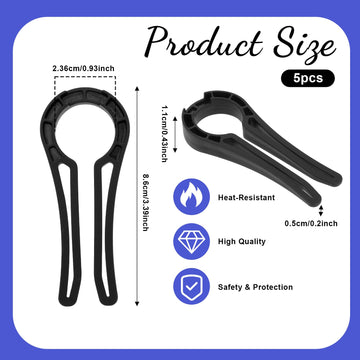 Comnico 5 Pack Stove Knob Locks Proof Oven Knobs Covers Stove Child Safety Guards Door Knob Safety Proofing Gas Stove Knob Cover