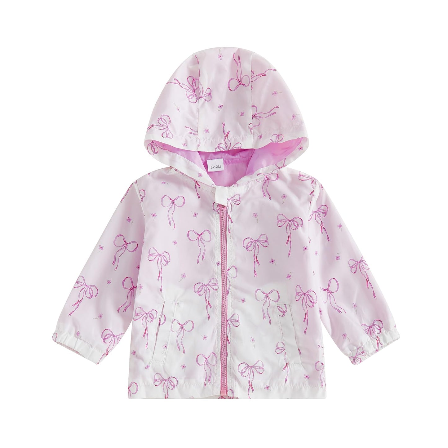 Lefyira Toddler Windbreaker Jacket Baby Girl Hooded Zip Up Sweatshirt Winter Jacket Zipper Long Sleeve Outwear Spring Clothes (B
