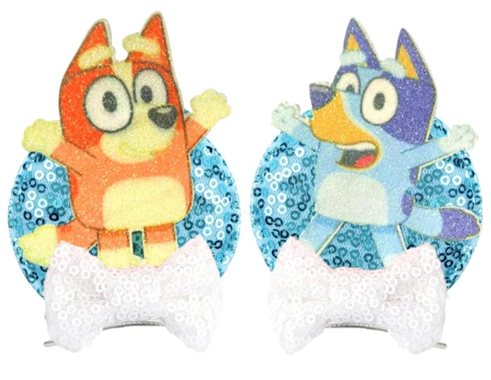 Clgift Minnie Ears Baby/Toddler Headband, Minnie Baby Ears, Minnie Ears Baby Headband, Toddler Headband (Bluey Hair Clip)