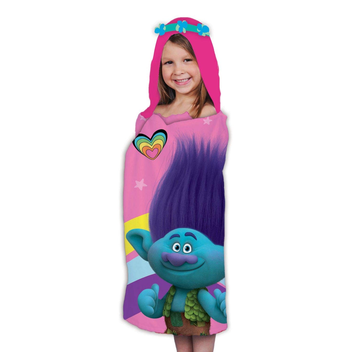 Kids Warehouse Trolls Hooded Towel