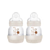 Mam Easy Start Anti-Colic Baby Bottle, Extra Slow Flow, Breastfeeding-Like Silicone Nipple Bottle, Reduces Colic, Gas, & Reflux,