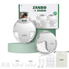 ZANBO Wearable Breast Hands Free M1, Upgraded Wearable Breast Pump of Baby Mouth Double-Sealed Flange with 4 Modes&12 Levels, El