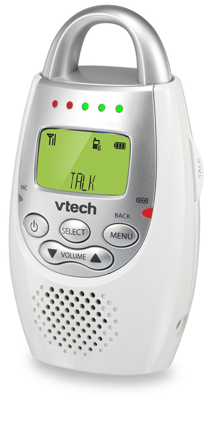Vtech Dm221-2 Audio Baby Monitor With Up To 1,000 Ft Of Range, Vibrating Sound-Alert, Talk Back Intercom, Night Light Loop & Two