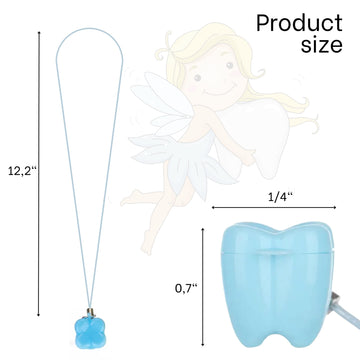 Killer'S Instinct Outdoors 25Pcs Tooth Holders For Keepsake - Multicolor Plastic Necklace For Lost Teeth Cases