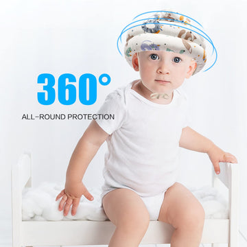 Baby Helmet Infant Adjustable, Toddler Walking Helmet, Baby Safety Helmet Toddler, Baby Helmets Covered For Age 1-2 Years (Anima