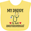 Inktastic Anesthesiologist Daddy Baby Gift Baby Bib Pink 2D88C