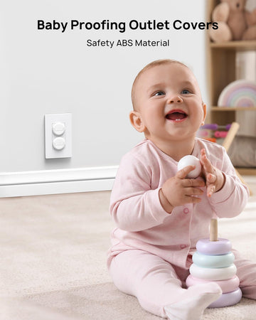 Trond Outlet Covers Baby Proofing, 32 Pack, 3 Prong Plug Covers With Hidden Pull Handle, For Child Safety, Pet Proofing, Dust Pr
