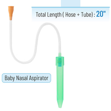 Mr. Pen- Baby Nasal Aspirator, Green & Orange Nasal Aspirator For Baby, Nasal Suction For Babies, Nose Aspirator For Babies, Nos