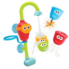 Yookidoo Toddler and Baby Bath Toy (Ages 1-3): Flow N Fill Spout-3 Stackable Play Cups - Battery Operated Moveable Hose Toy and