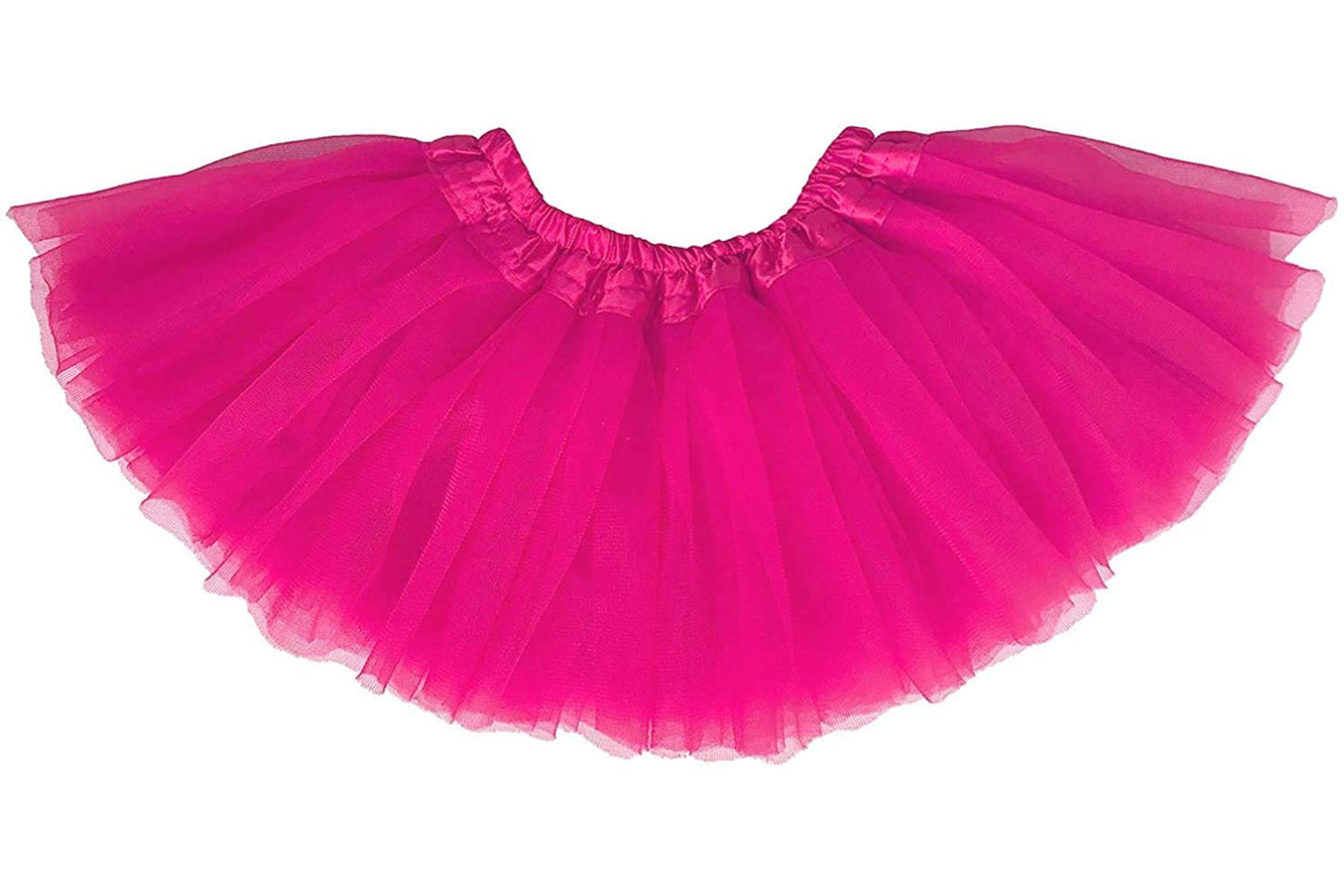 Dancina Tutu Big Girls Tweens Fancy Dress Up Prom Dance Tulle Petticoat 8-13 Years Hot Pink