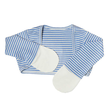 Edenswear Zinc-Infused Mitten Sleeves For Kids With Eczema (36 Months, Blue)