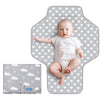 Phoebus Baby Portable Changing Pad Travel - Waterproof Compact Diaper Changing Mat With Built-In Pillow - Lightweight & Foldable