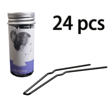 Hairpins For Bun Rocst Bobby Pins Clips For Ballet Woman Girl Hairdressing Salon (2 Inch, Brown12Pcs) (Black, 3 Inch (Pack Of 24