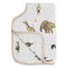 Little Unicorn Cotton Muslin Burp Cloth - Party Animals