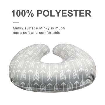 Alvababy Minky Nursing Pillow Cover | Soft And Comfortable| Best For Breastfeeding Moms | Soft Fabric Fits Snug On Infant Nursin