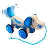 Wooden Pull Dog Toy Wooden Walk Pull Along Toy with String Toy Montessori Toddler Pull Toys for Walking Toddlers