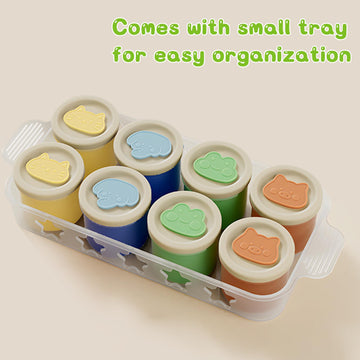 Silicone Baby Food Containers With Airtight Lids,8 Pack Baby Puree Containers Food Freezer Containers,2 Oz Baby Food Snack Jar W