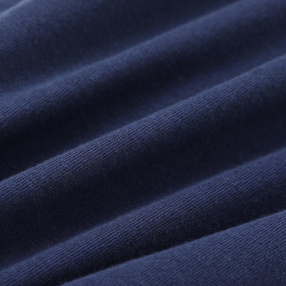 Owlivia Organic Cotton Baby Boy Girl Zip Up Sleep N Play, Footless, Long Sleeve(18-24 Months, Wave & Navy)