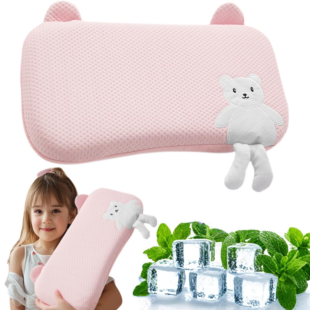 VEMBAP Kids Pillows for Sleeping, Toddler Pillow with Pillowcase,Memory Foam Todler Pillows for Boys and Girls