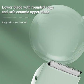 Zuxify Baby Hair Clippers, Quiet Professional Hair Clippers For Kids, Hair Cutting Kits With Lcd Display, Safe Ceramic Blades, W