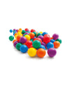 Intex Small Plastic Multi-Colored Fun Ballz for Indoor and Outdoor Ball Pits or Splash Pools with Storage Carrying Bag, (100 Pac
