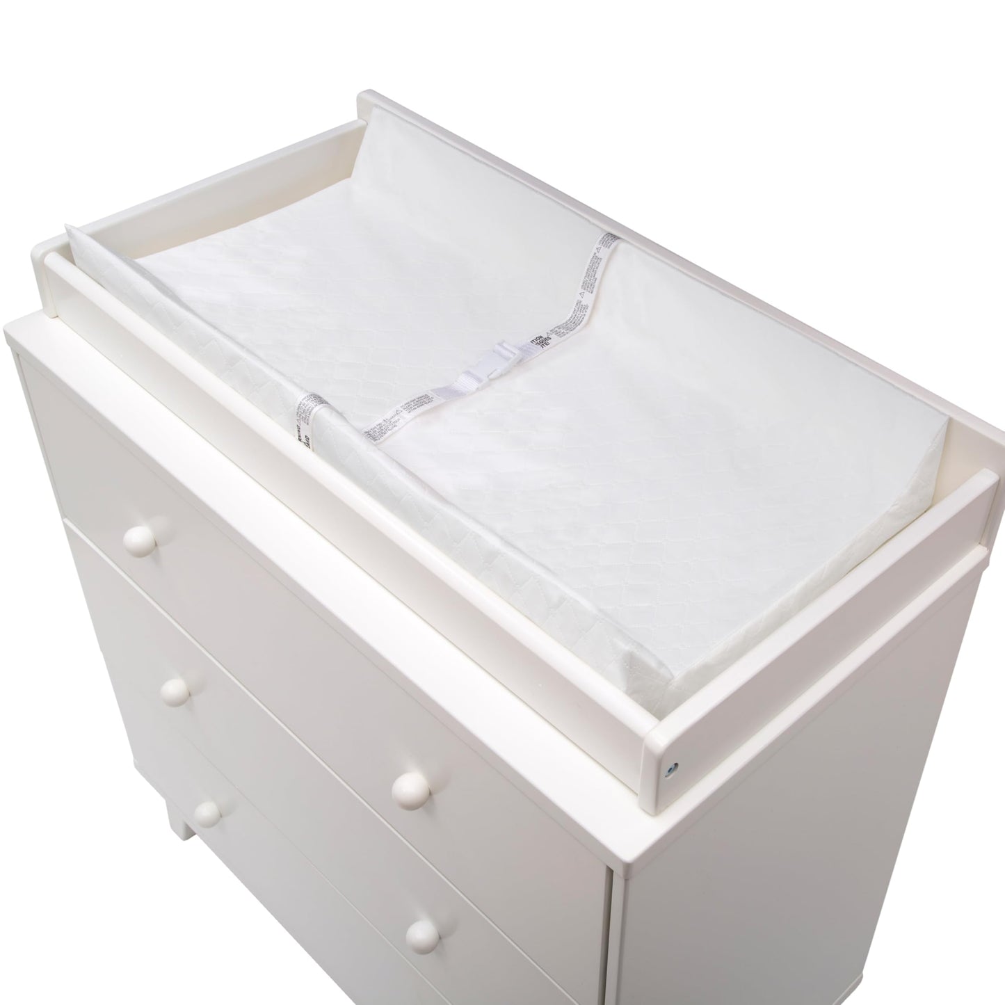 Delta Children Contoured Changing Pad, White