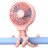 Homelifairy Stroller Fan Clip On Baby Rechargeable Portable Fan Battery Operated Fan Mini Handheld Personal Fan Usb Car Seat Sma