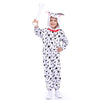 Funivals Dalmatians Costume For Kids, Spotted Dog Animal Costume, Dalmatians Pajamas, Fancy Dress, Three Size 1-Pcs, Black & Whi