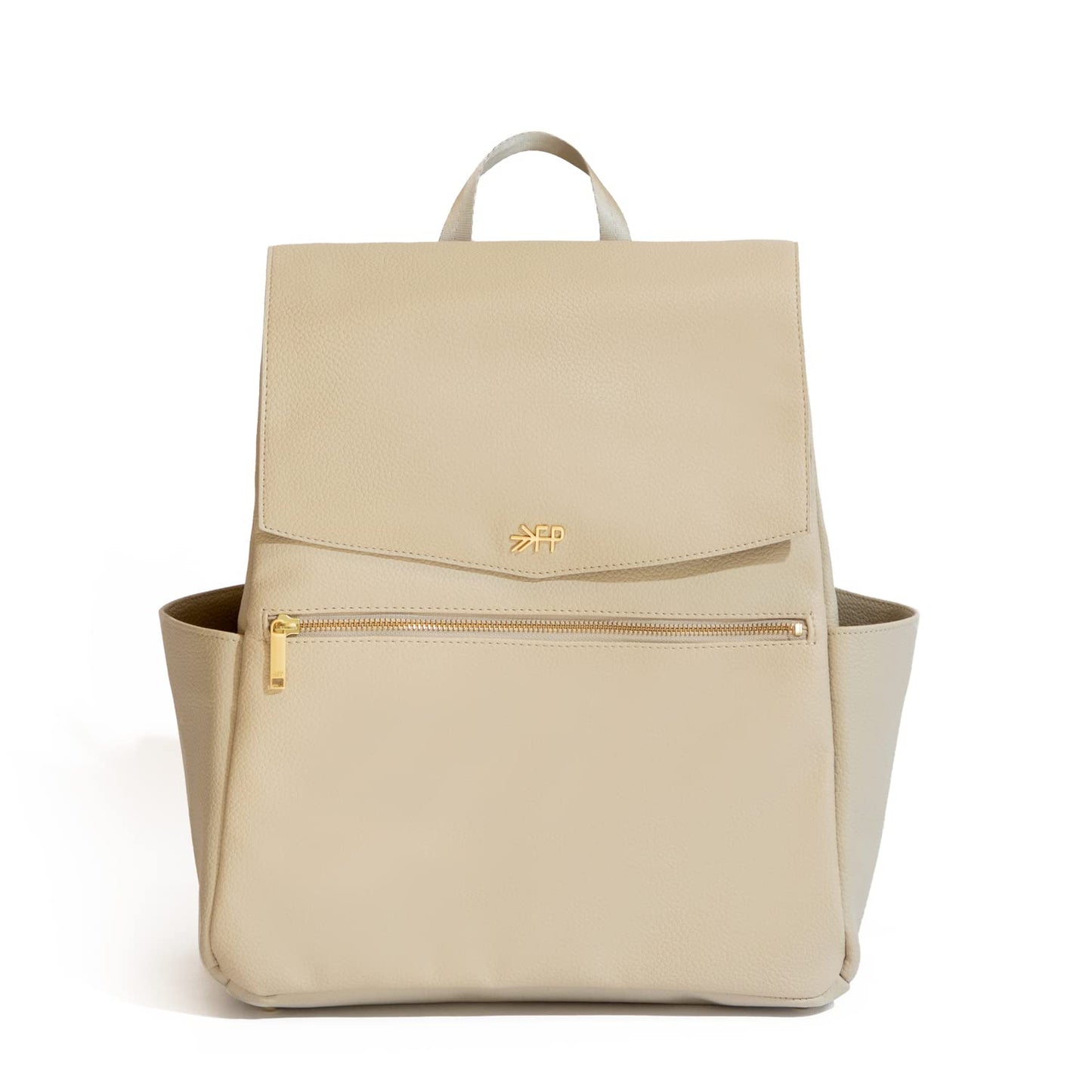 Freshly Picked Classic Leather Diaper Bag Convertible Backpack Tote For Women, Multifunction Maternity Baby Travel Bag, Birch Iv