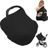 Nursing Cover For Baby Breastfeeding, Newborn Essentials Breathable Car Seat Covers Up For Babies Boy Girl Infant Added Privacy