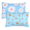 Uomny Toddler Pillowcases For Girls 13X18 12X16 14X19 Flower Baby Pillow Case 2 Pack Small Pillow Covers For Travel Pillow Blue