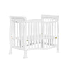 Dream On Me Violet 4-In-1 Convertible Mini Crib In White, Greenguard Gold Certified, Jpma Certified, 3 Position Mattress Height