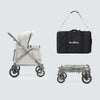 Familidoo Q1 Multi-Use Kids Wagon Stroller with Travel Bag - Foldable, Lightweight, All-Terrain for Kids & Pets - 5-Point Harnes