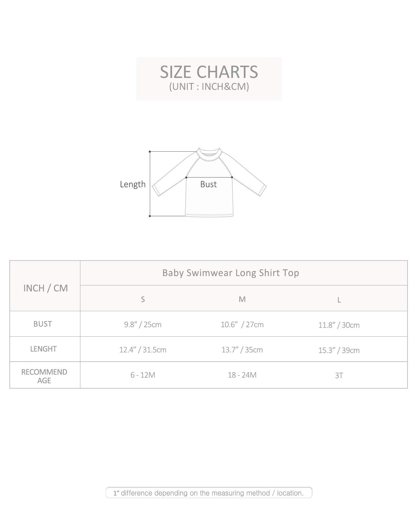 Vaenait Baby Infant Kids Sun Protection Rashguard Long Sleeve Swim Shirt L.Oasis Skyblue L