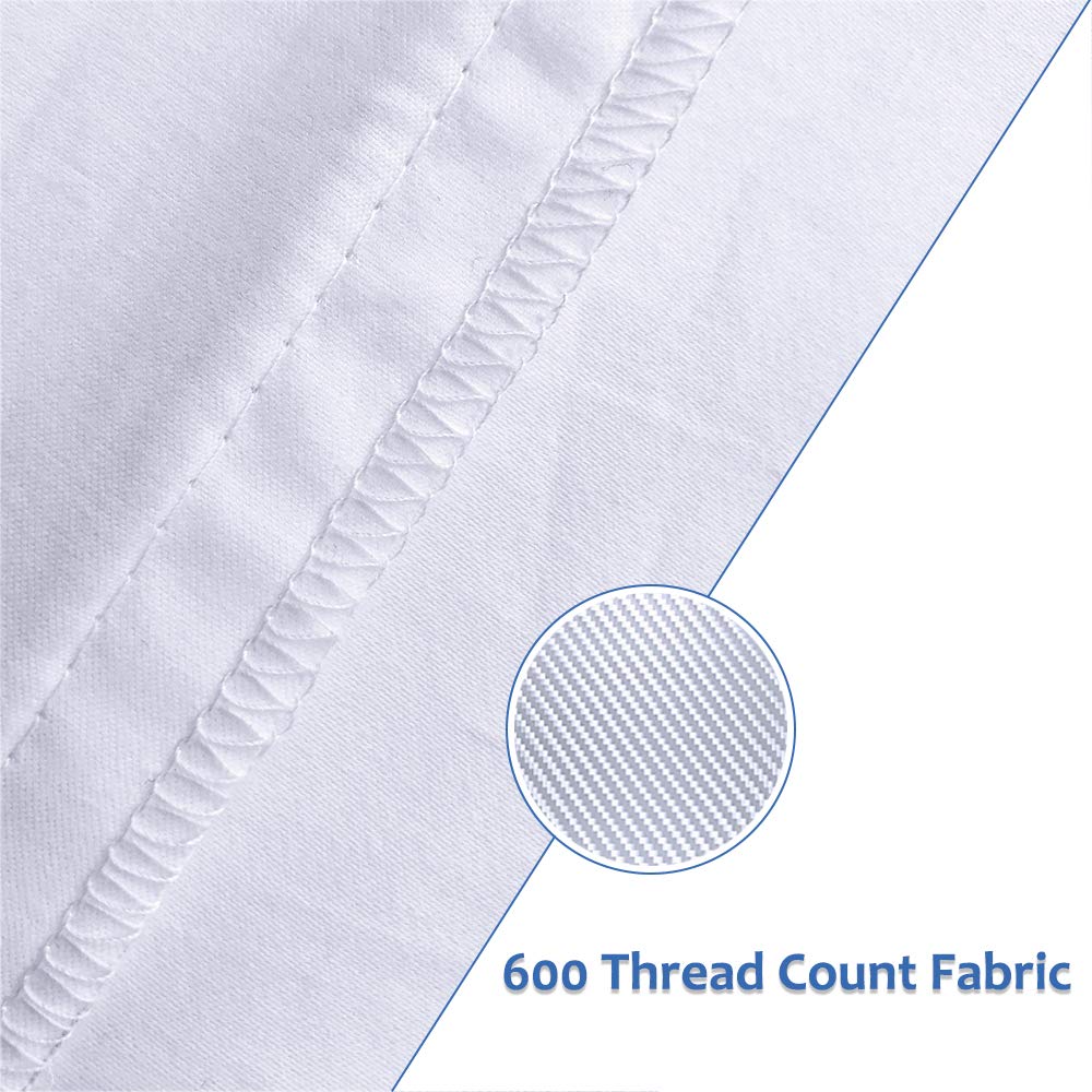 Precoco Toddler Pillowcase Set - 2 White Cotton 14X19 Inch Pillow Covers With Zipper Design For Secure Fit And Comfortable Sleep