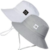 Toddler Sun Hat Beach Bucket Hat For Girls 6-24 Months 2Pack
