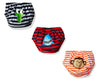 Kiko & Max Baby Boys' Infant Three-Pack Absorbant Reusable Swim Diaper (Medium)