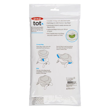 Oxo Tot 2-In-1 Go Potty Refill Bags - 10 Pack