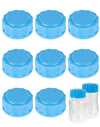Travel And Storage Bottle Caps Compatible With Avent Baby Bottles, Bottle Lids Replacement, 8 Count, Blue