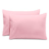 Bare Home Microfiber Pillow Cases - Toddler Size Set Of 2 Cooling Pillowcases Double Brushed Light Pink Pack Easy Care (Toddler