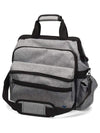Nurse Mates Ultimate Nursing Bag | Multiple Compartments | Interior Laptop Compartment | Durable Zippers | Grey Linen