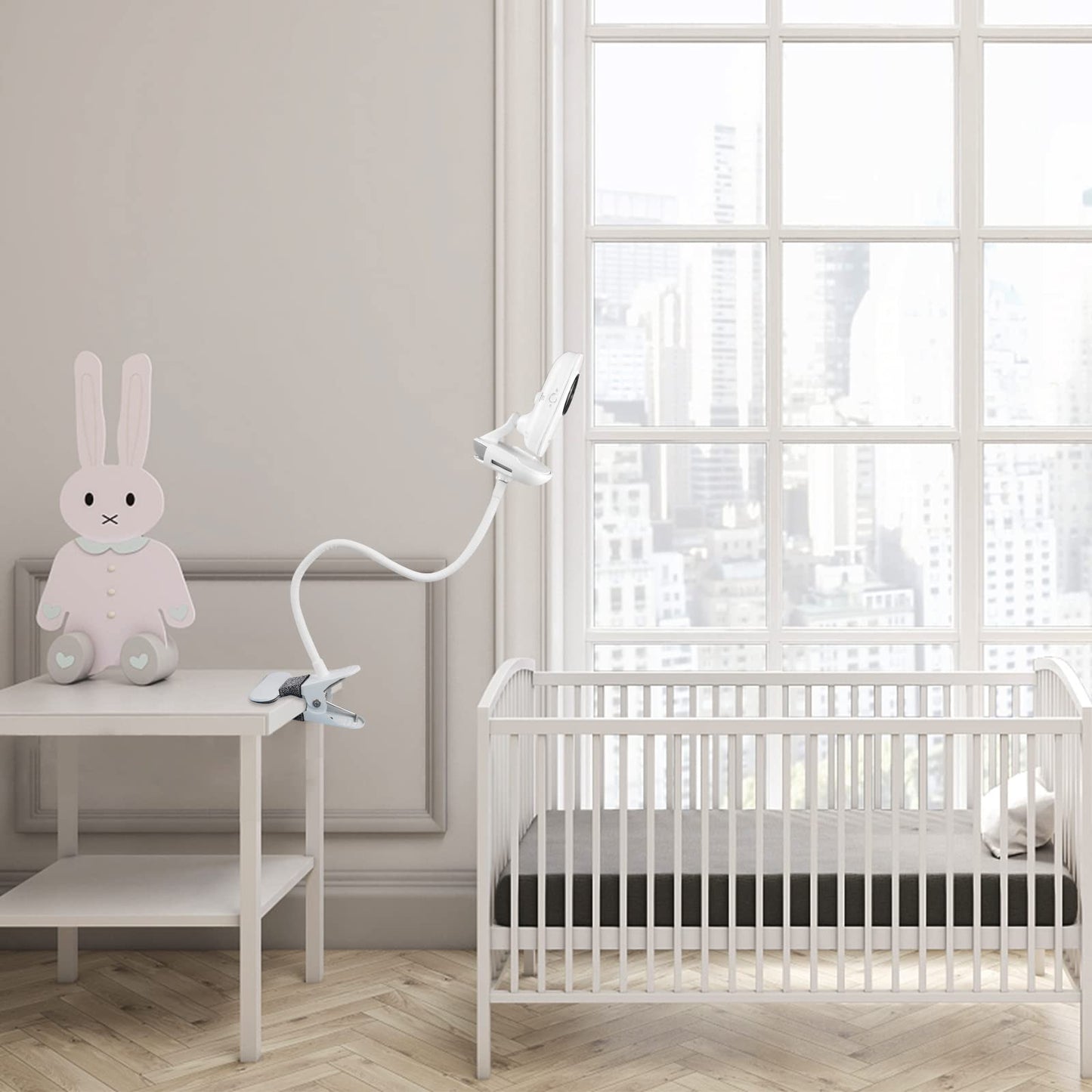 Aobelieve Flexible Clamp Mount For Vtech Vm819 And Vm3252 Video Baby Monitor