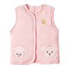 Xyiyi Baby Warm Jacket Cotton Vest, Unisex Infant Toddler Padded Waistcoat Pink