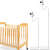 Itodos Baby Monitor Floor Stand Holder Compatible With Babysense Video Baby Monitor V43/ Hds2/ V24R,Keep Baby Away From Touching