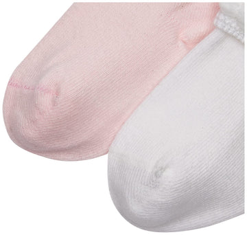 Jefferies Socks Unisex Baby Newborn Bubble Stitch Rock-A-Bye Bootie 6 Pair Pack Socks, Pink/White, 3-12 Months Us