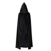 Durio Black Cape Kids Hooded Cape Black Hooded Cloak Plague Doctor Kids For Halloween B Black X-Small