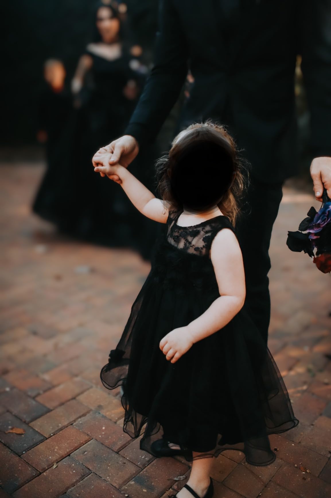 Flower Baby Girl Lace Dress Toddler Tulle Sleeveless Bow Princess Party Wedding Pageant 2T 3T Lace Dress Black 100